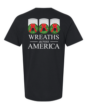 Load image into Gallery viewer, WREATHS ACROSS AMERICA GILDAN SOFT STYLE TSHIRT