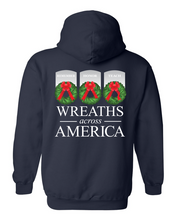Load image into Gallery viewer, WREATHS ACROSS AMERICA GILDAN HOODIE